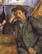 Paul Cezanne The Smoker oil painting reproduction